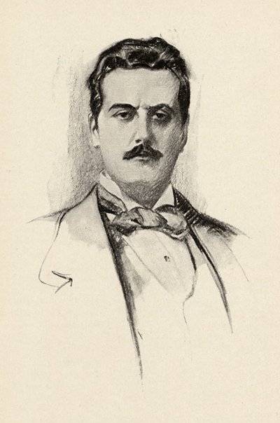 Giacomo Puccini (1858-1924) Illustration aus 